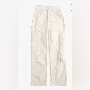 Abercrombie Relaxed fit Cream Cargo Pants